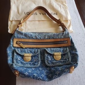 Louis Vuitton denim baggy purse